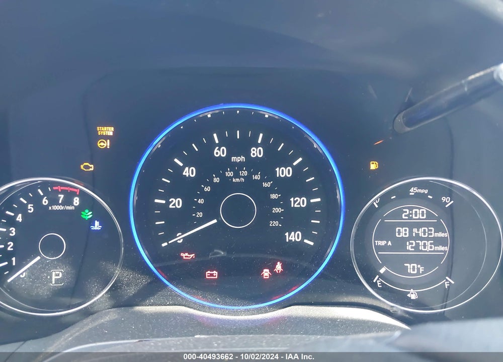 2016 HONDA HR-V EX-L VIN: 3CZRU6H72GM763980