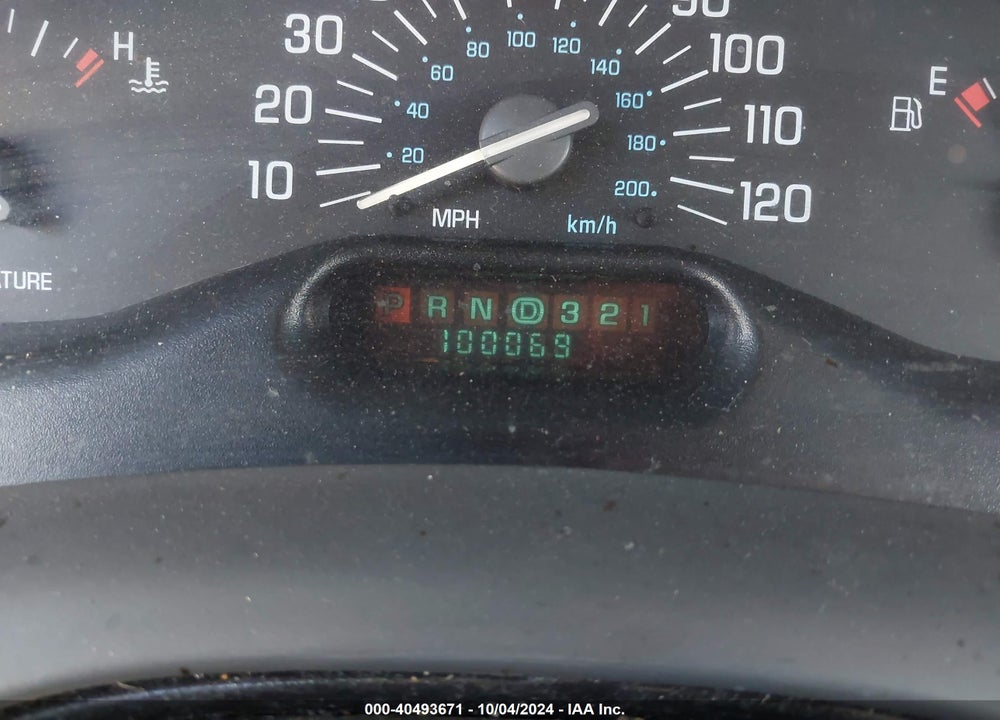 2003 BUICK CENTURY CUSTOM VIN: 2G4WS52J631242724