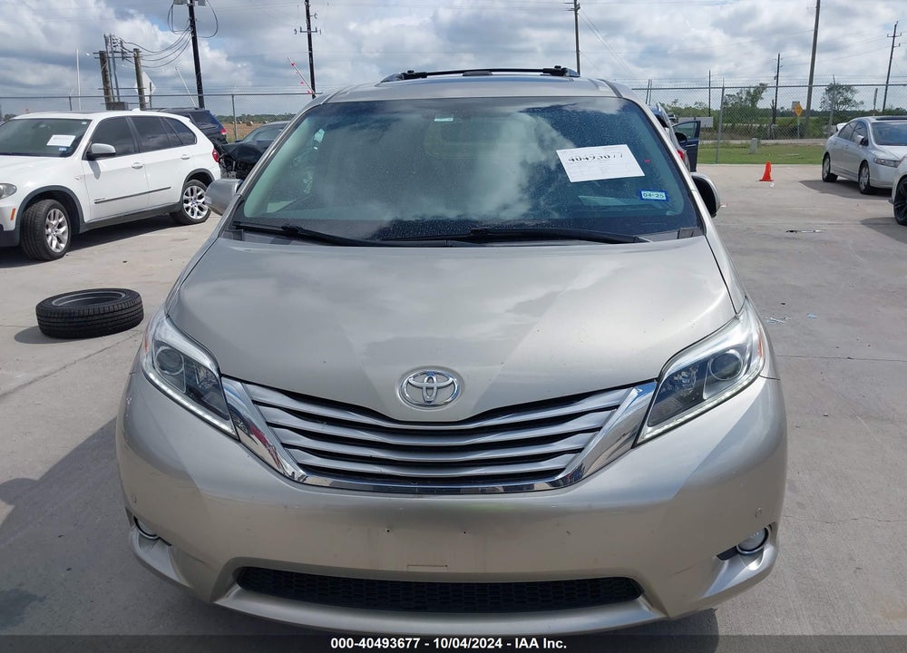 2017 TOYOTA SIENNA LIMITED 7 PASSENGER VIN: 5TDYZ3DC0HS850945