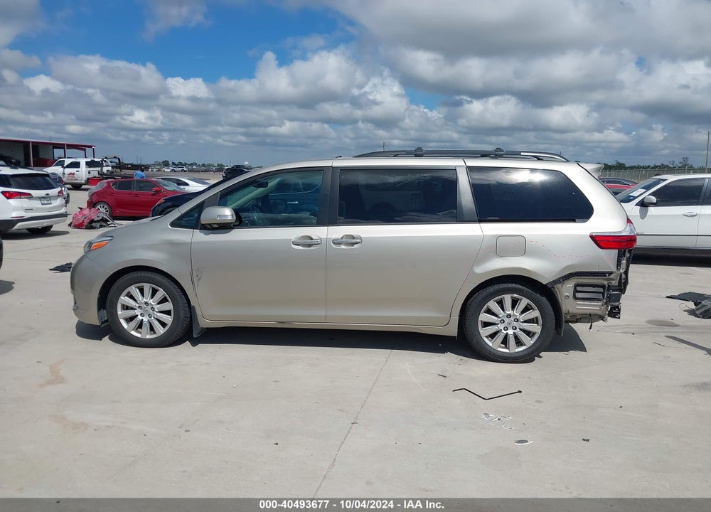2017 TOYOTA SIENNA LIMITED 7 PASSENGER VIN: 5TDYZ3DC0HS850945