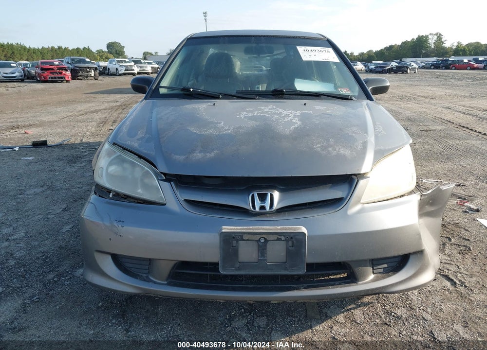 2005 HONDA CIVIC LX VIN: 2HGES16695H507033