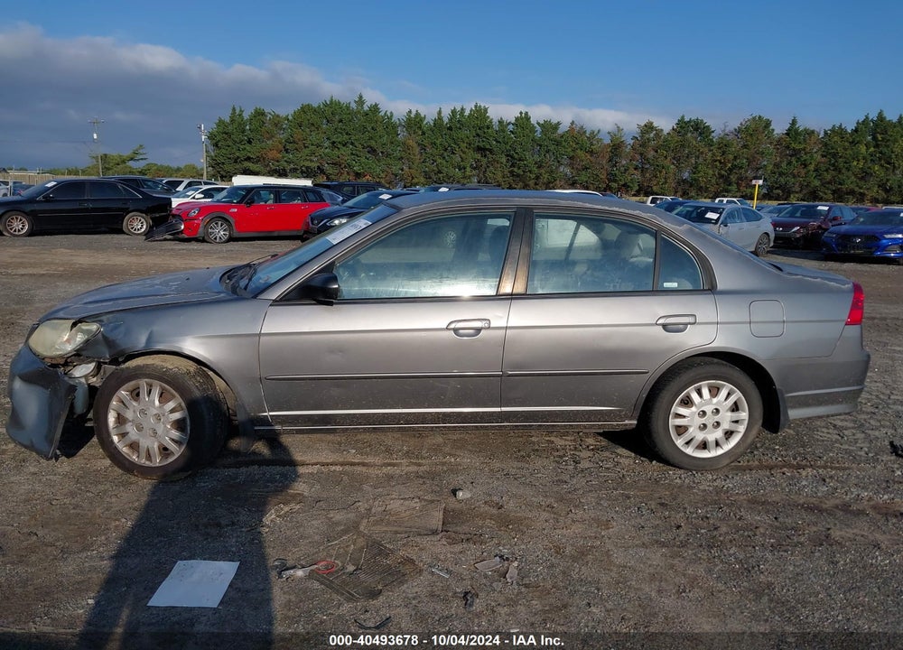 2005 HONDA CIVIC LX VIN: 2HGES16695H507033