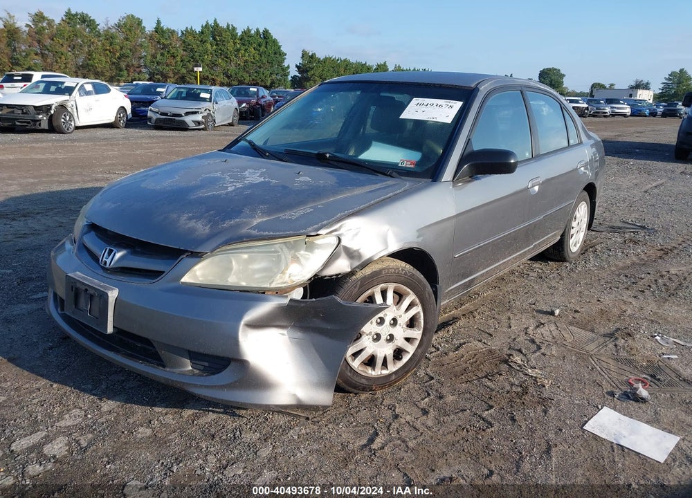 2005 HONDA CIVIC LX VIN: 2HGES16695H507033