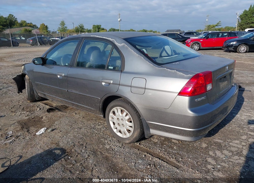 2005 HONDA CIVIC LX VIN: 2HGES16695H507033