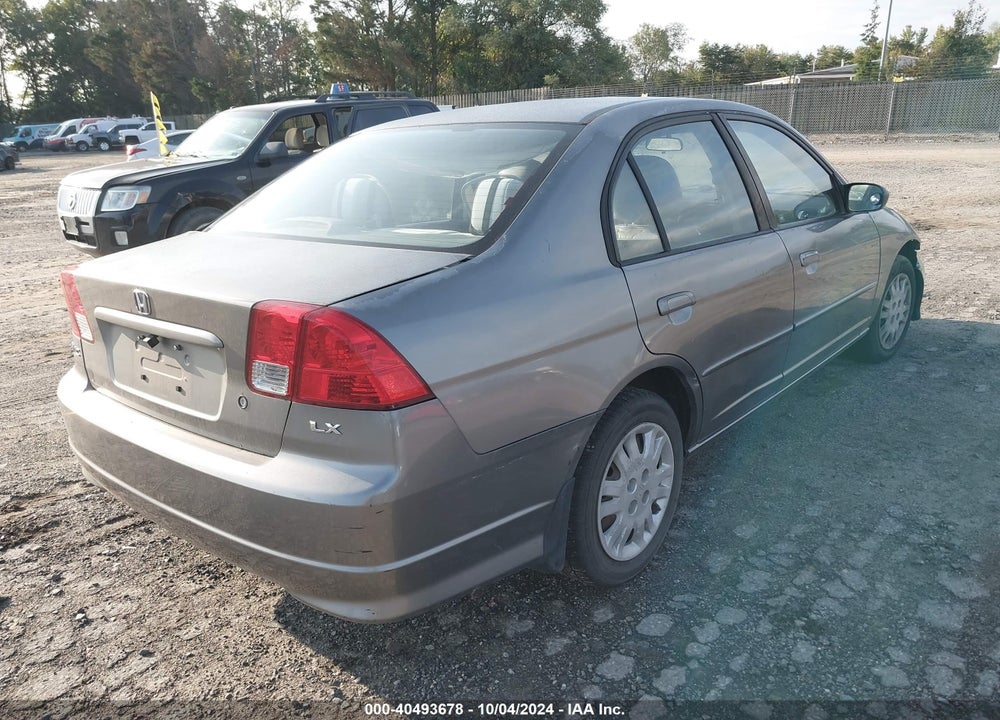 2005 HONDA CIVIC LX VIN: 2HGES16695H507033