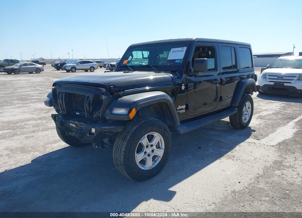 2018 JEEP WRANGLER UNLIMITED SPORT S 4X4 VIN: 1C4HJXDG8JW252562