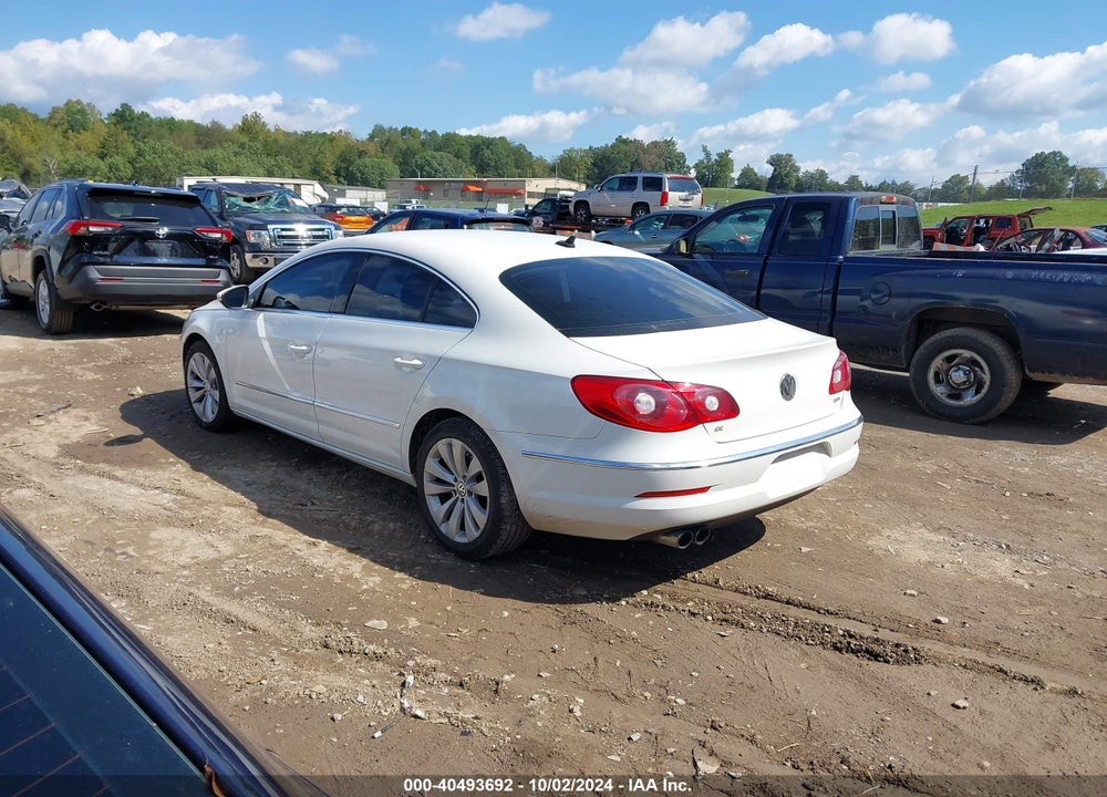 2011 VOLKSWAGEN CC SPORT VIN: WVWMN7AN6BE707308