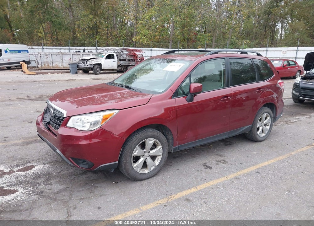 2015 SUBARU FORESTER 2.5I PREMIUM VIN: JF2SJADC8FH810181