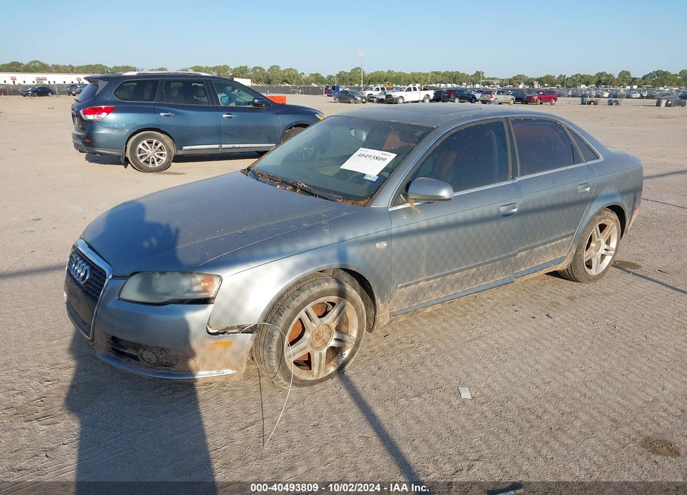 2008 AUDI A4 2.0T VIN: WAUAF78E58A014426