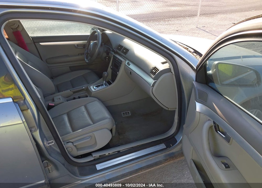 2008 AUDI A4 2.0T VIN: WAUAF78E58A014426