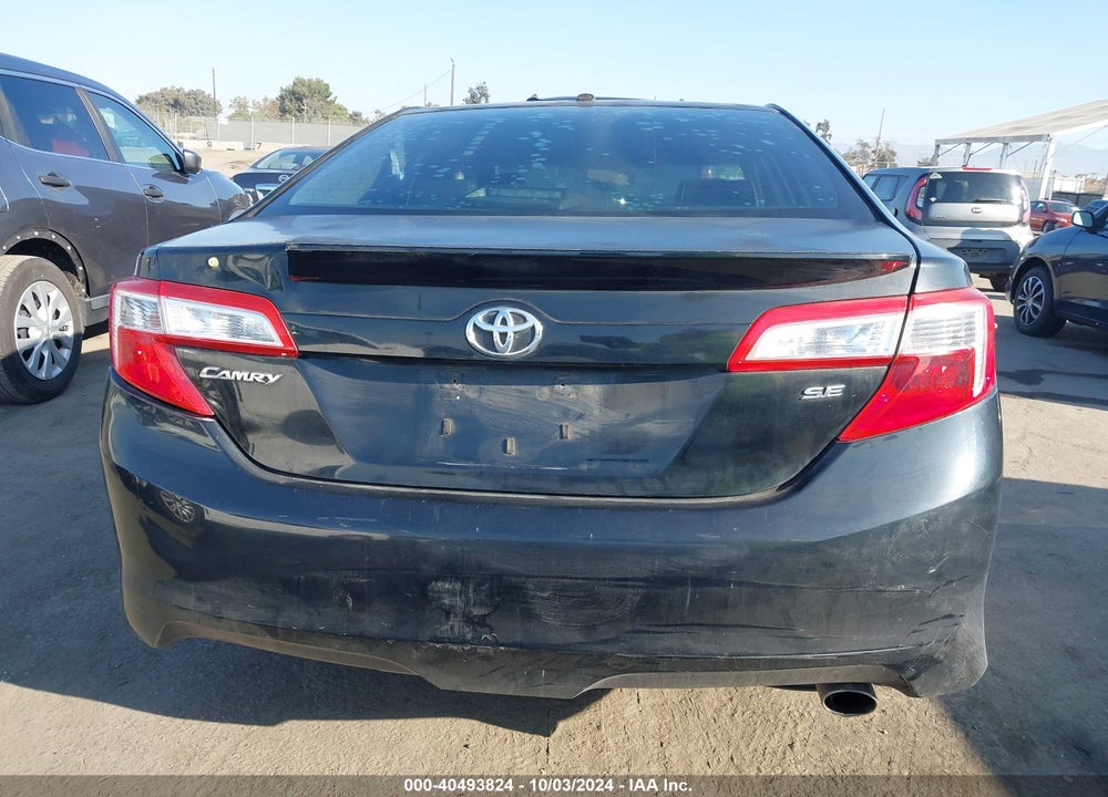 2012 TOYOTA CAMRY SE VIN: 4T1BF1FK2CU505729