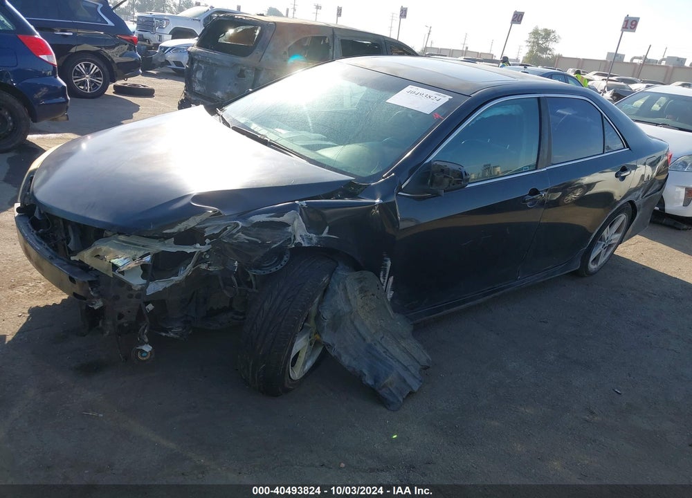2012 TOYOTA CAMRY SE VIN: 4T1BF1FK2CU505729