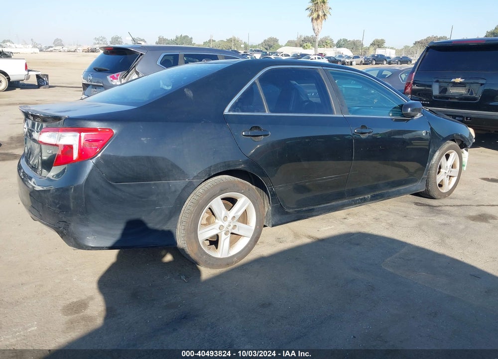 2012 TOYOTA CAMRY SE VIN: 4T1BF1FK2CU505729