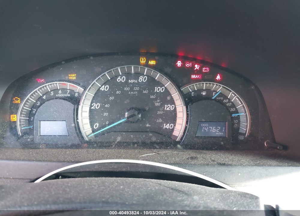 2012 TOYOTA CAMRY SE VIN: 4T1BF1FK2CU505729