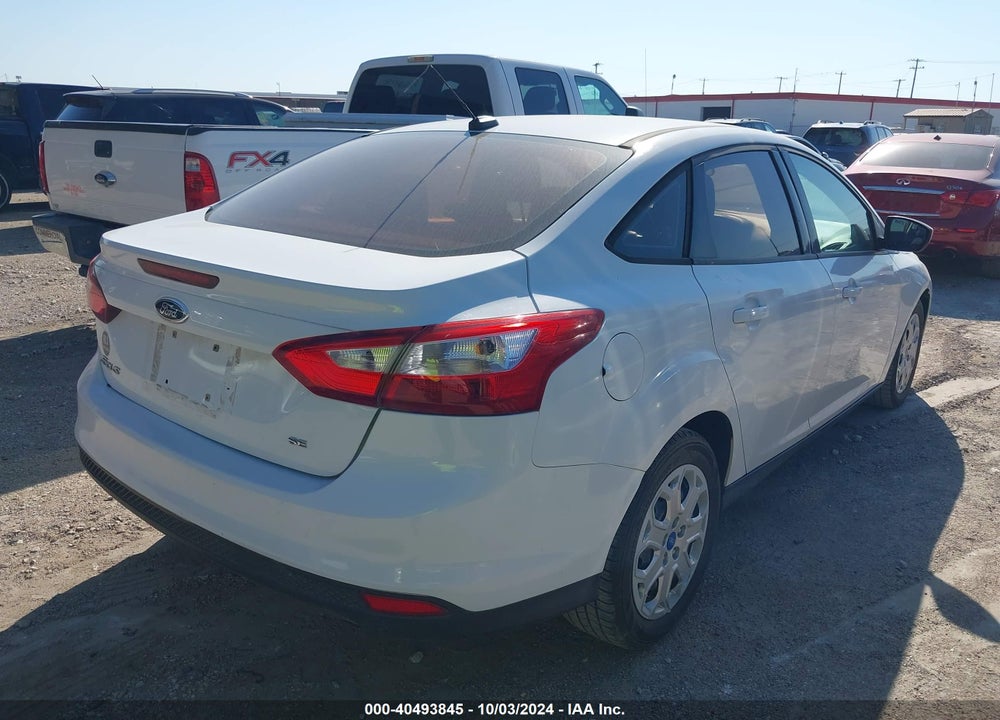 2012 FORD FOCUS SE VIN: 1FAHP3F21CL201410