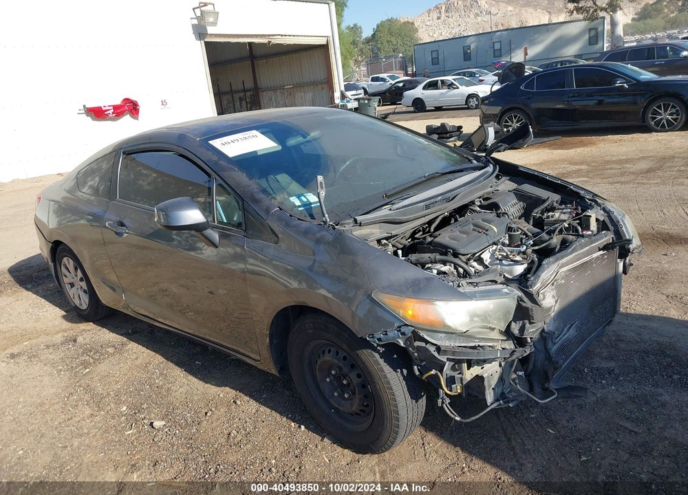 2012 HONDA CIVIC LX VIN: 2HGFG3B50CH554253