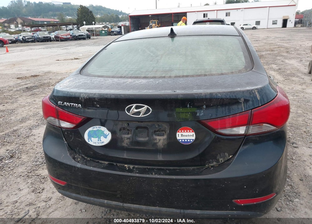 2015 HYUNDAI ELANTRA SE (ULSAN PLANT) VIN: KMHDH4AE2FU355616