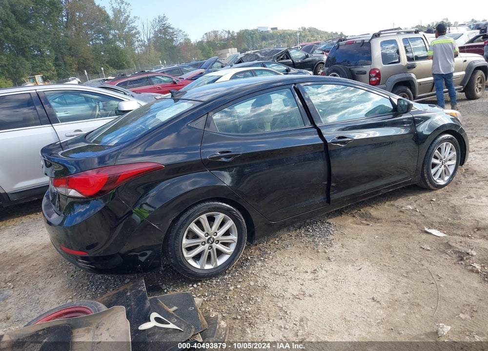 2015 HYUNDAI ELANTRA SE (ULSAN PLANT) VIN: KMHDH4AE2FU355616