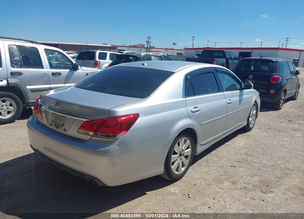 2011 TOYOTA AVALON VIN: 4T1BK3DB5BU431201