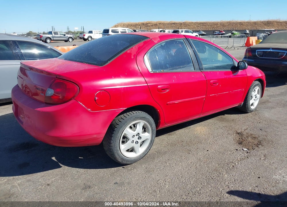 2002 DODGE NEON SE VIN: 1B3ES46C92D638995