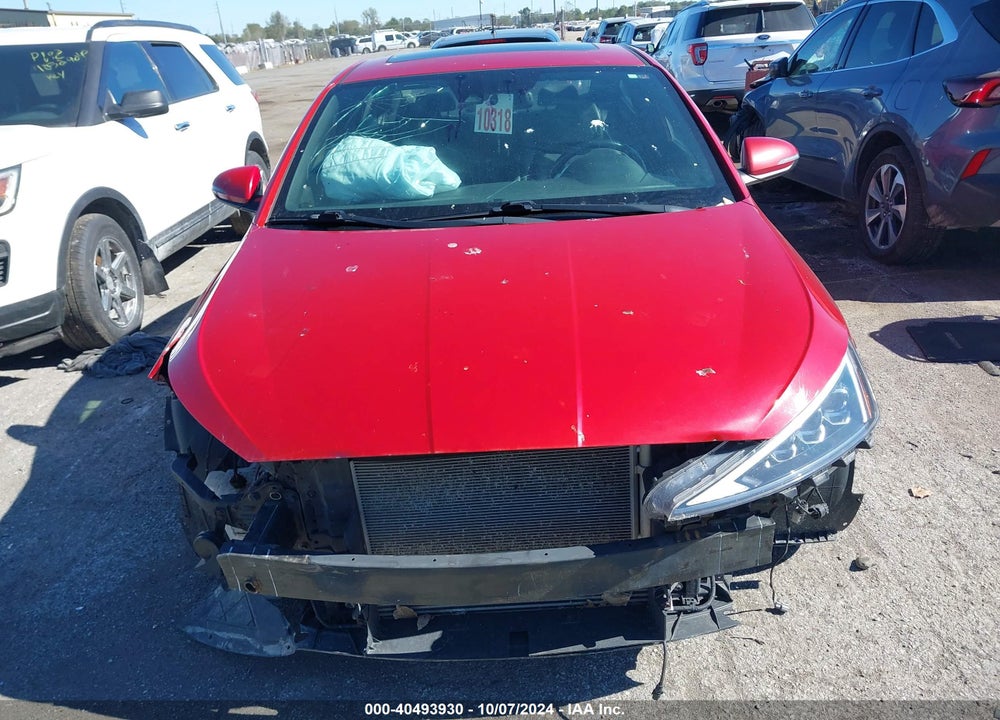 2019 HYUNDAI ELANTRA SPORT VIN: KMHD04LB0KU870845