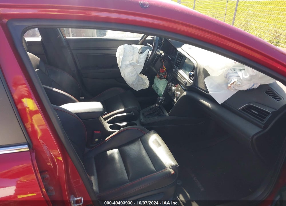 2019 HYUNDAI ELANTRA SPORT VIN: KMHD04LB0KU870845