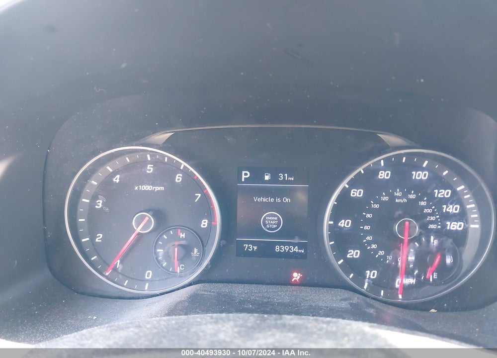 2019 HYUNDAI ELANTRA SPORT VIN: KMHD04LB0KU870845