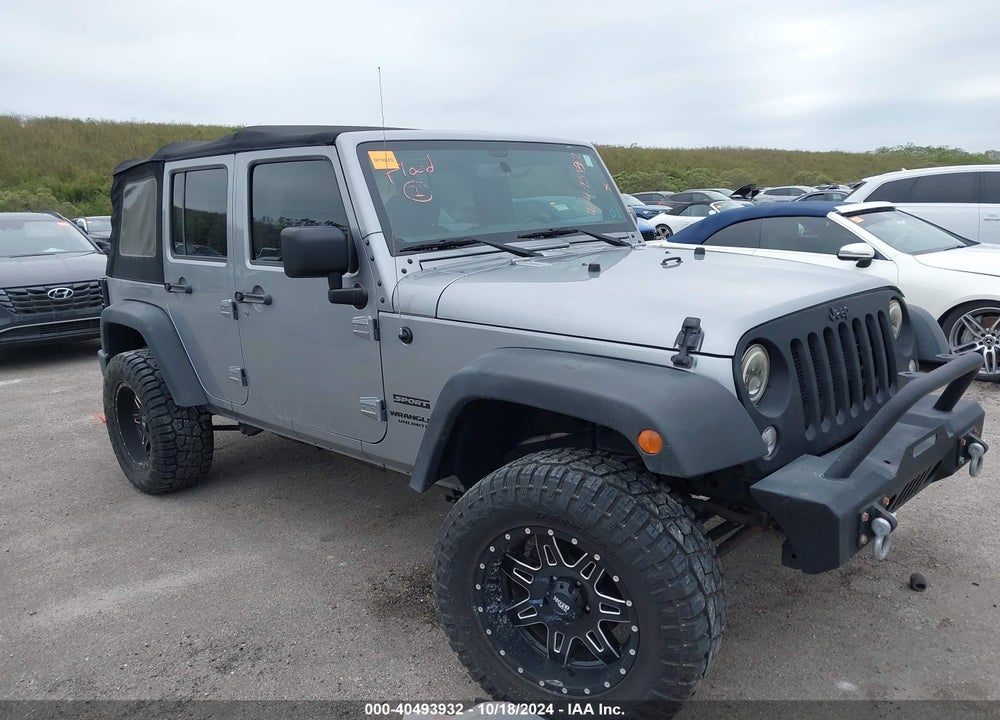 2017 JEEP WRANGLER UNLIMITED SPORT VIN: 1C4BJWDG4HL636138