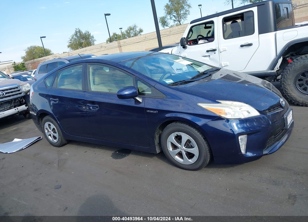 2012 TOYOTA PRIUS THREE VIN: JTDKN3DU9C1614200