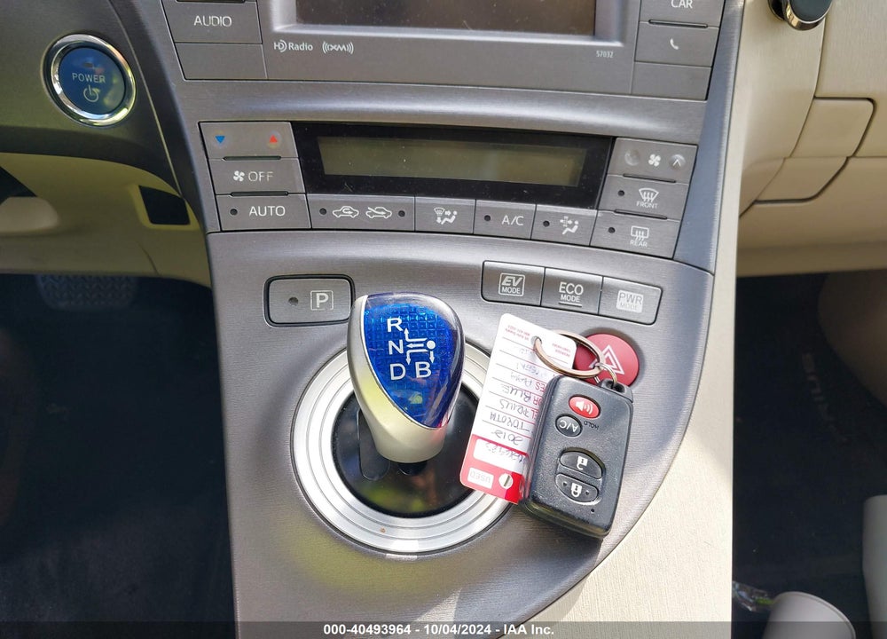 2012 TOYOTA PRIUS THREE VIN: JTDKN3DU9C1614200