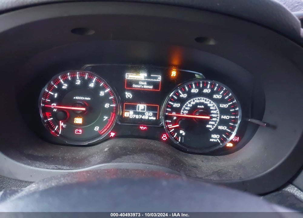 2018 SUBARU WRX LIMITED VIN: JF1VA1F60J8824240