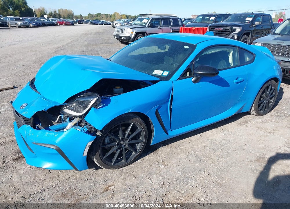 2022 TOYOTA GR86 PREMIUM VIN: JF1ZNBE16N9752848