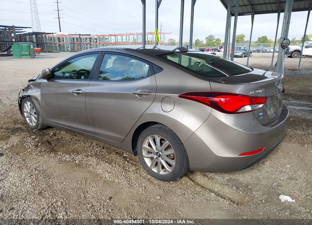 2015 HYUNDAI ELANTRA SE VIN: 5NPDH4AE0FH583645