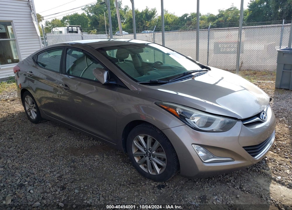 2015 HYUNDAI ELANTRA SE VIN: 5NPDH4AE0FH583645