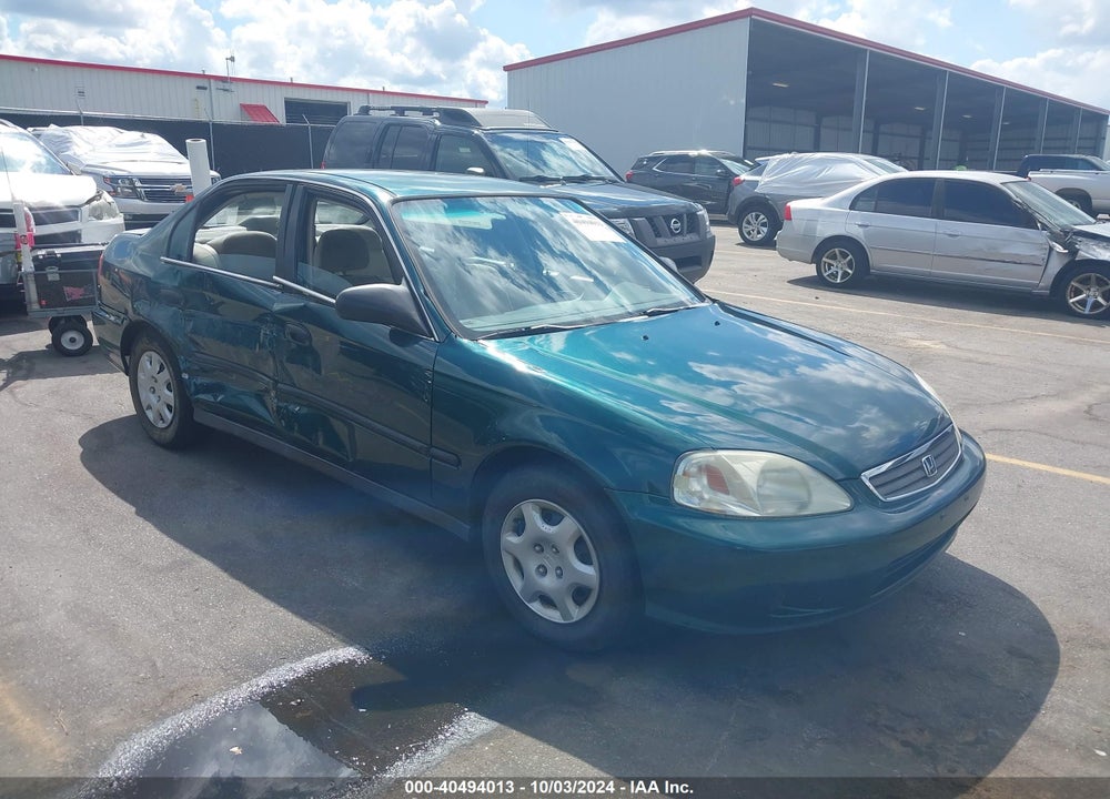 2000 HONDA CIVIC LX VIN: 1HGEJ6674YL033640