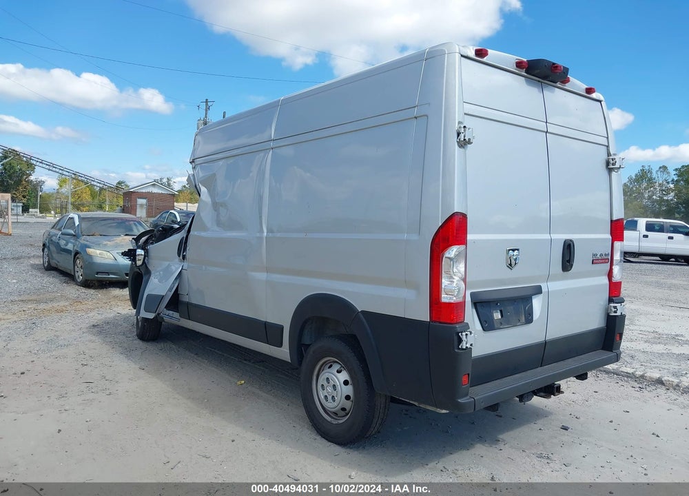 2022 RAM PROMASTER 1500 136 WB VIN: 3C6LRVBG1NE121619