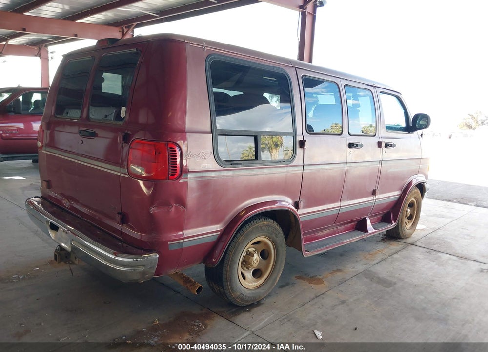 1999 DODGE RAM VAN 1500 COMMERCIAL/CONVERSION VIN: 2B6HB11X0XK514331