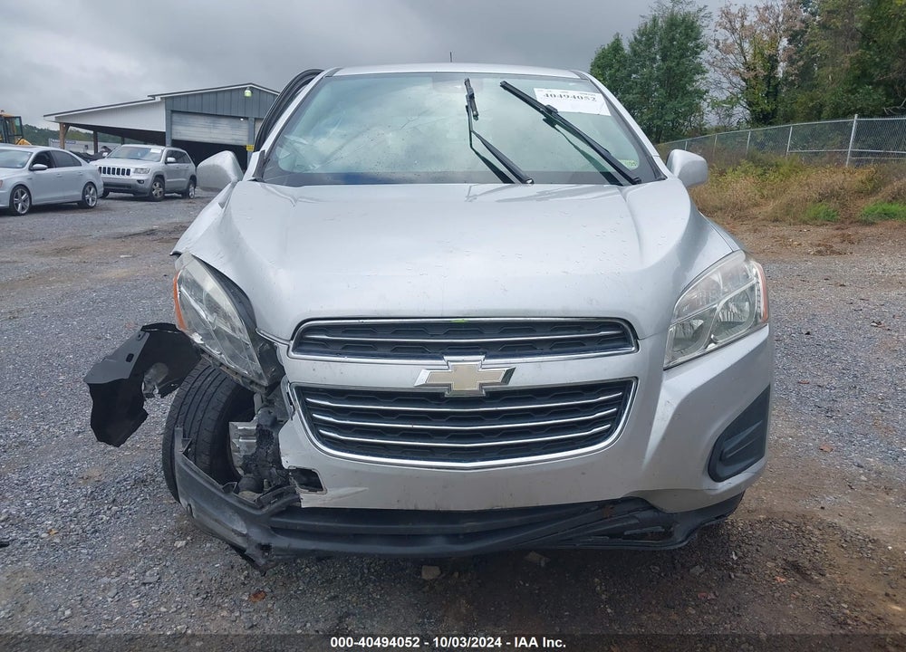2016 CHEVROLET TRAX 1LS VIN: 3GNCJNSBXGL266538
