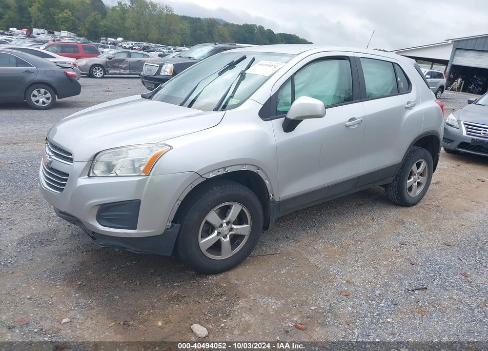 2016 CHEVROLET TRAX 1LS VIN: 3GNCJNSBXGL266538