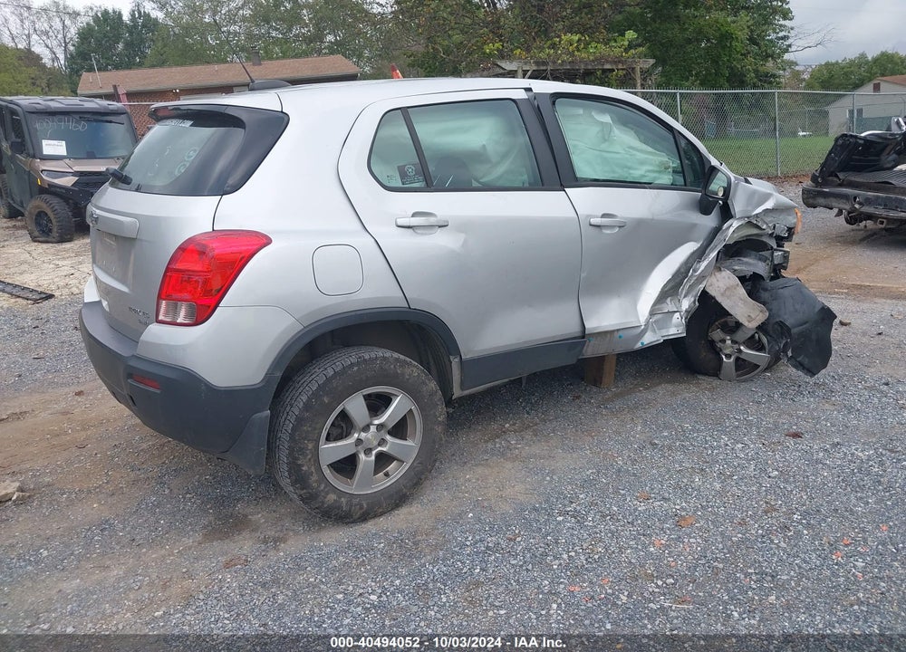 2016 CHEVROLET TRAX 1LS VIN: 3GNCJNSBXGL266538