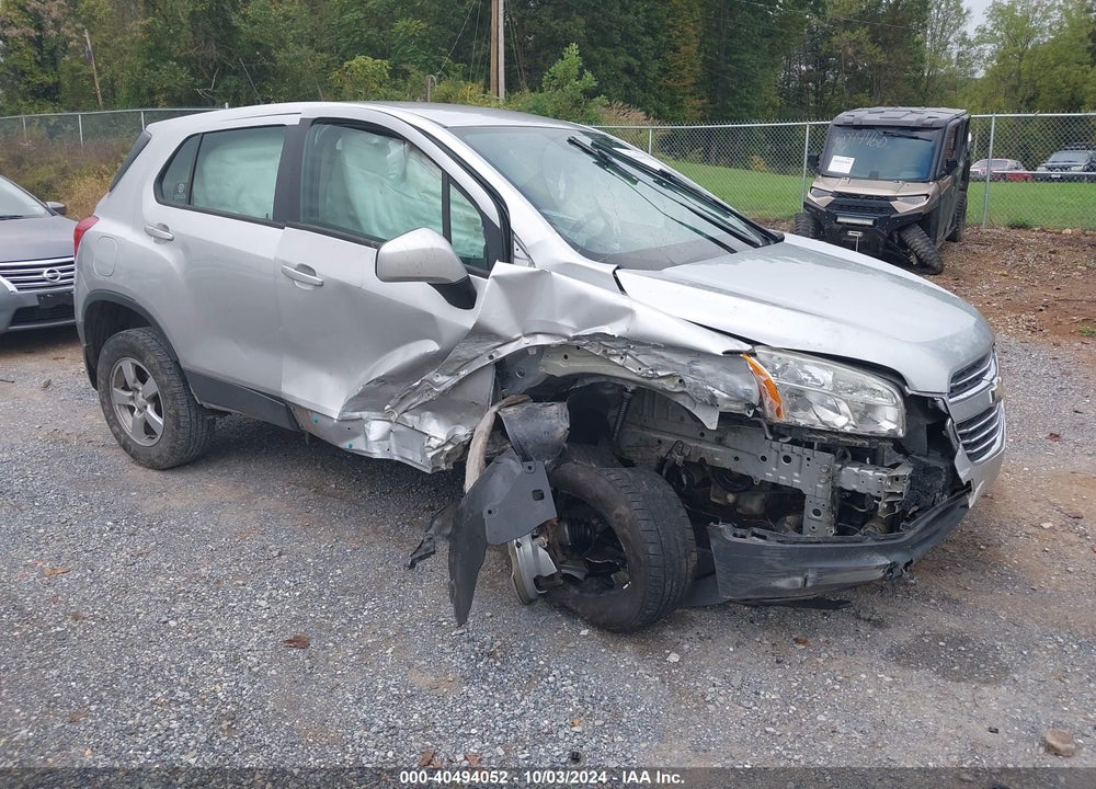 2016 CHEVROLET TRAX 1LS VIN: 3GNCJNSBXGL266538