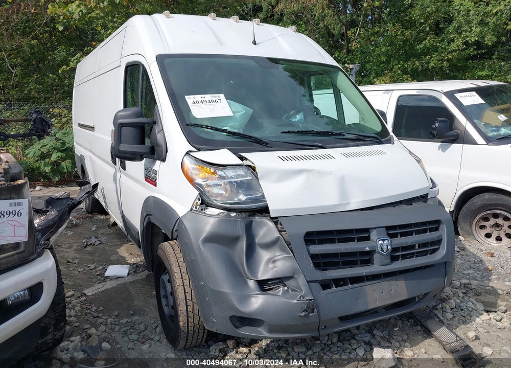 2015 RAM PROMASTER 3500 HIGH ROOF VIN: 3C6URVJG0FE505365
