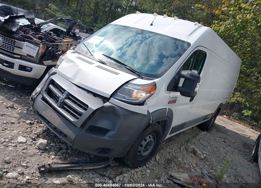 2015 RAM PROMASTER 3500 HIGH ROOF VIN: 3C6URVJG0FE505365