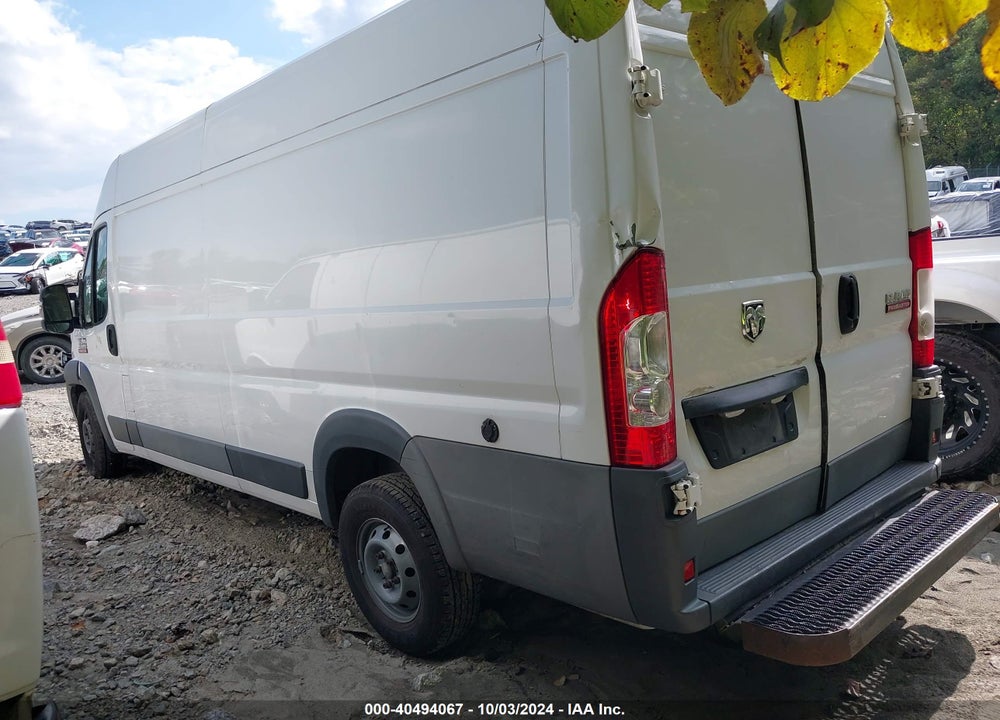 2015 RAM PROMASTER 3500 HIGH ROOF VIN: 3C6URVJG0FE505365