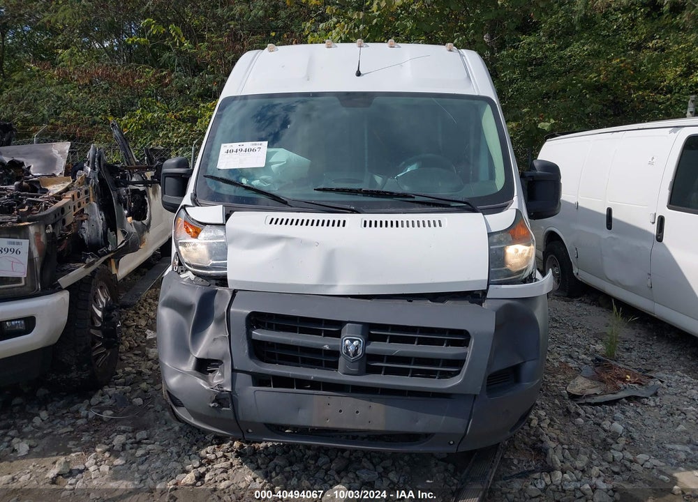 2015 RAM PROMASTER 3500 HIGH ROOF VIN: 3C6URVJG0FE505365