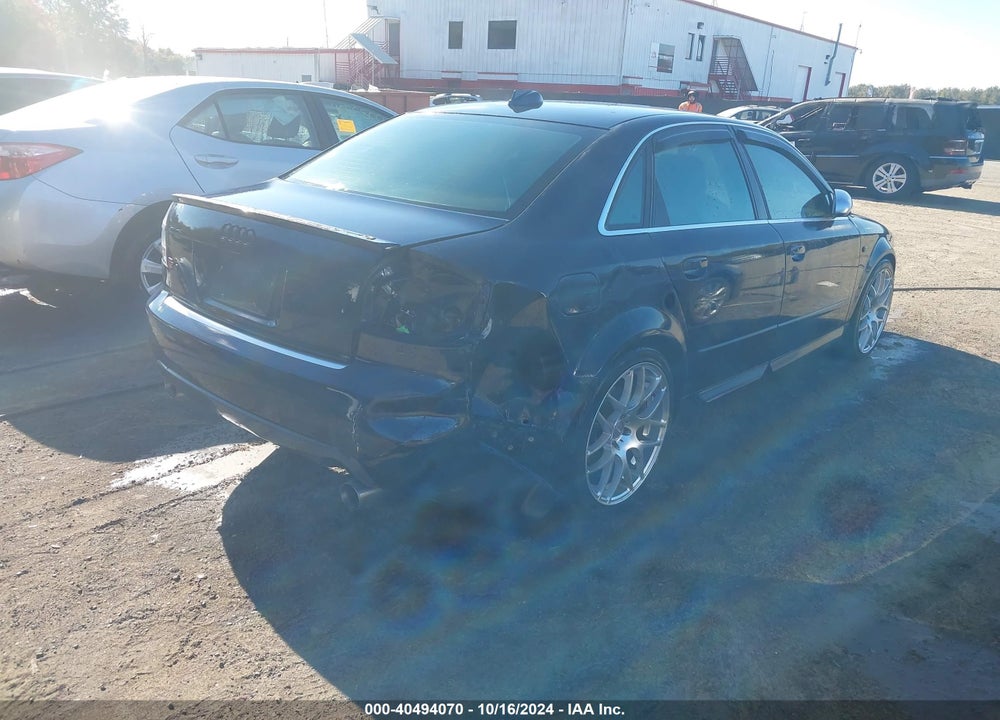 2004 AUDI S4 4.2 VIN: WAUPL68E54A286885