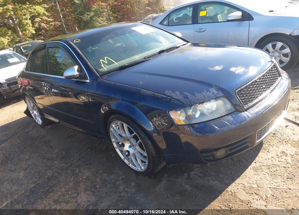 2004 AUDI S4 4.2 VIN: WAUPL68E54A286885