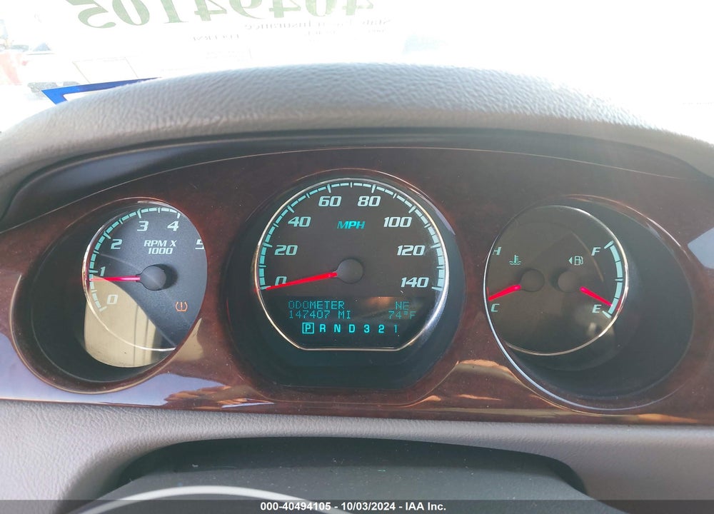 2009 BUICK LUCERNE CX VIN: 1G4HP57M89U141954