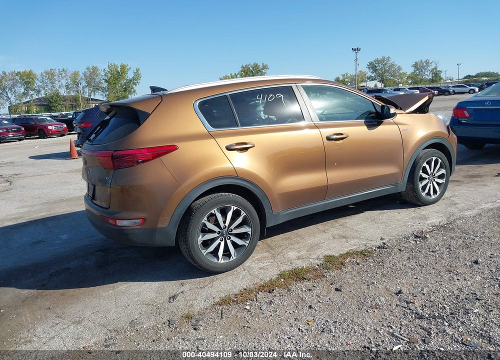 2017 KIA SPORTAGE EX VIN: KNDPNCAC6H7296316