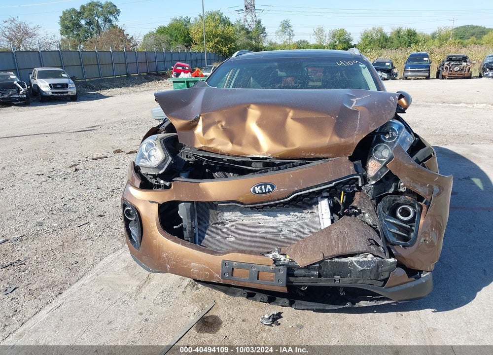 2017 KIA SPORTAGE EX VIN: KNDPNCAC6H7296316